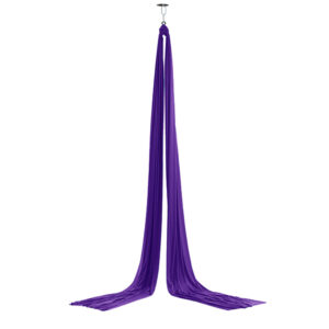 purple aerial silk